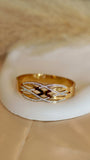 Beautiful Gold-Plated White Stone Detailing Bracelet - Occean By Soumali