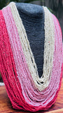 Boho Ombre Seed Bead Statement Necklace - Occean By Soumali