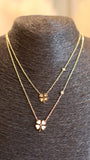 Dainty Four-Leaf Clover Layering Necklace - Occean By Soumali
