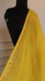 Sunlit Azure Hand Dyed Kota Doria Shibori Saree