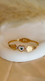 Love Gold-Plated Green Stone Detailing Bracelet - Occean By Soumali