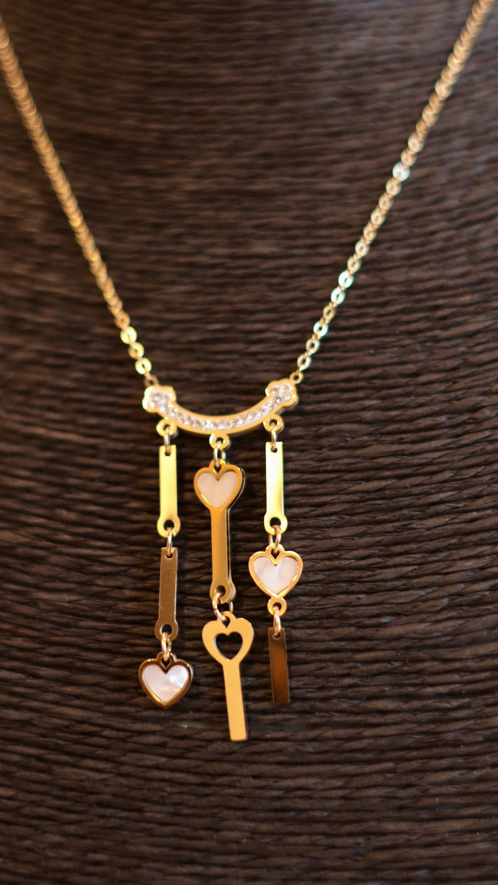Key to My Heart Dainty Charm Necklace - Occean By Soumali