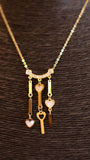 Key to My Heart Dainty Charm Necklace - Occean By Soumali