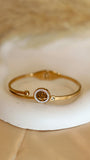 Luxury Golden Openwork Bracelet - Occean By Soumali
