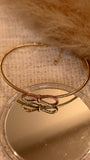 Minimalist Bow Pendant Gold Plated Necklace - Hasli Style - Occean By Soumali